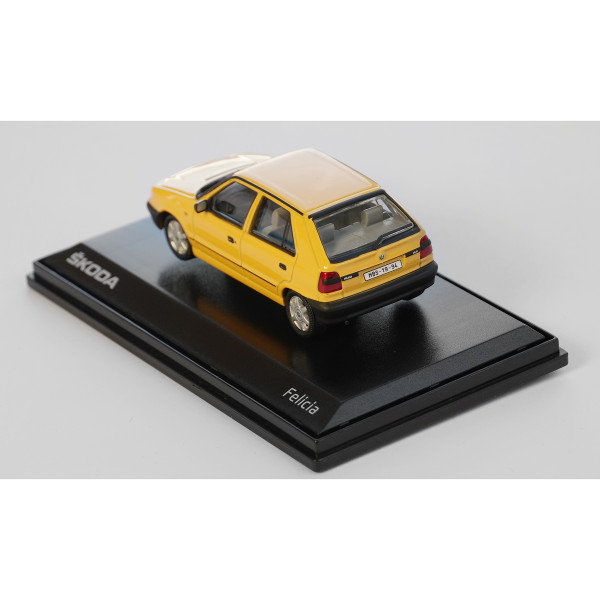Škoda Felicia (1994) 1:43 yellow geel 000099300bs655 - Afbeelding 3