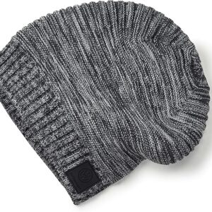 VW Gebreide muts Beanie, zwart/wit – 33D084303