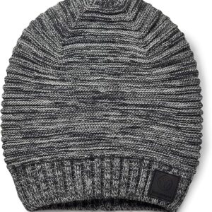 VW Gebreide muts Beanie, zwart/wit – 33D084303