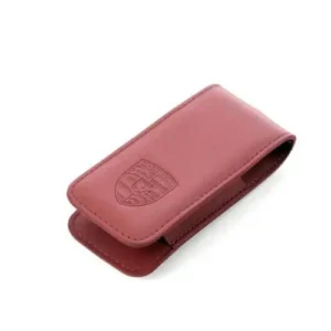 97004400111 Porsche Etui sleutel leder bordeauxrood 911/Boxster/Cayman